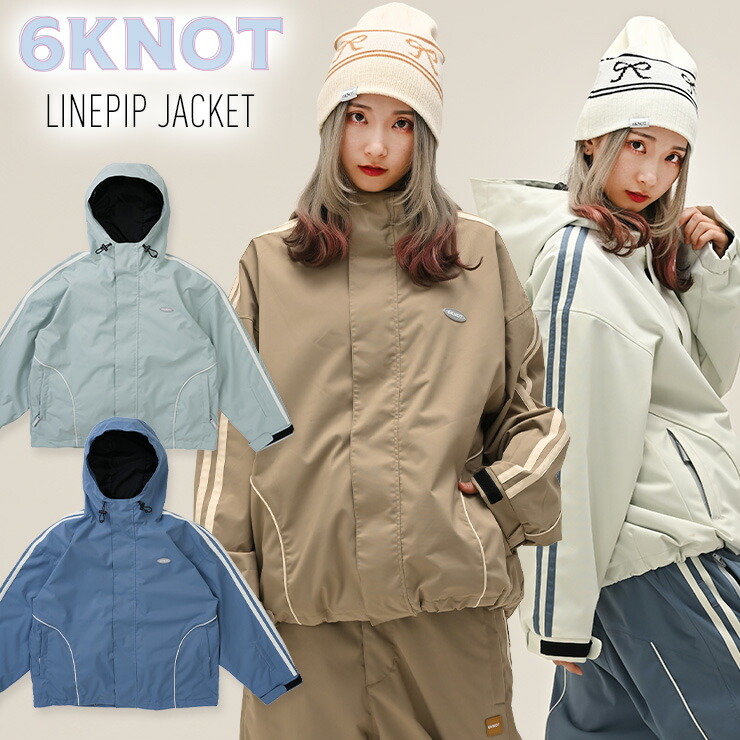 ポイントUP祭!!】2026 6KNOT シックスノット LINEPIP JACKET ライン