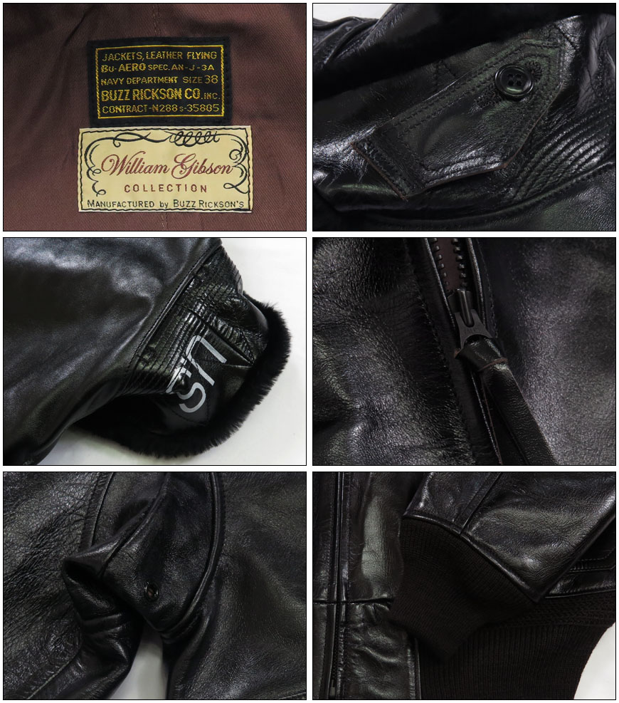 楽天市場】バズリクソンズ Buzz Rickson's WILLIAM GIBSON BLACK AN
