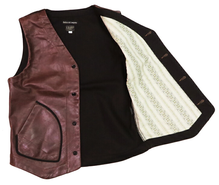 楽天市場】DALLES & CO ダリーズ＆コー ホースハイド レザー ベスト