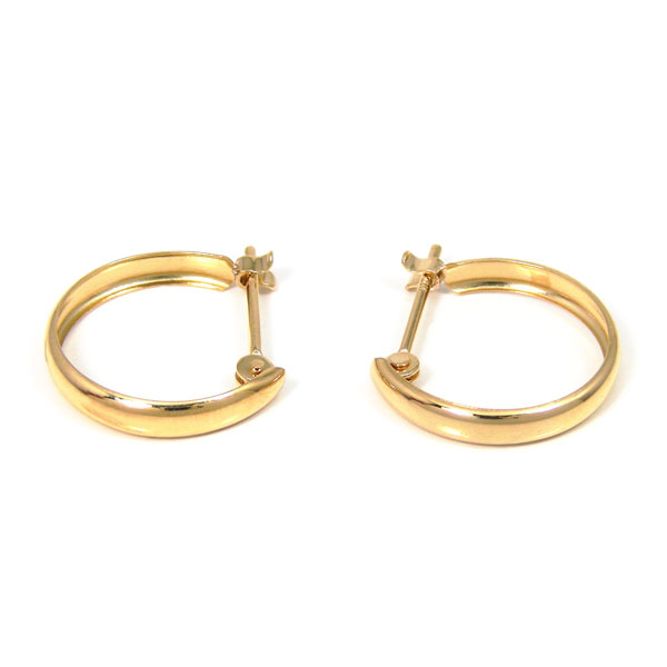 楽天市場】フープピアス ピアス 18k K18 18金 10k K10 10金 ゴールド