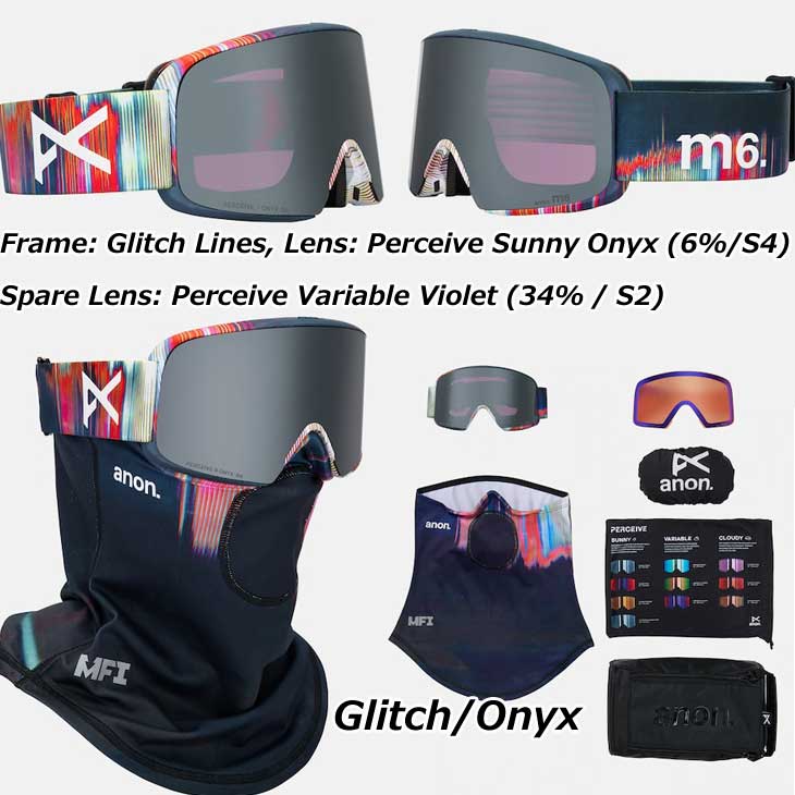 楽天市場】25-26 ANON アノン スキー&スノーボードゴーグル M6 Goggles