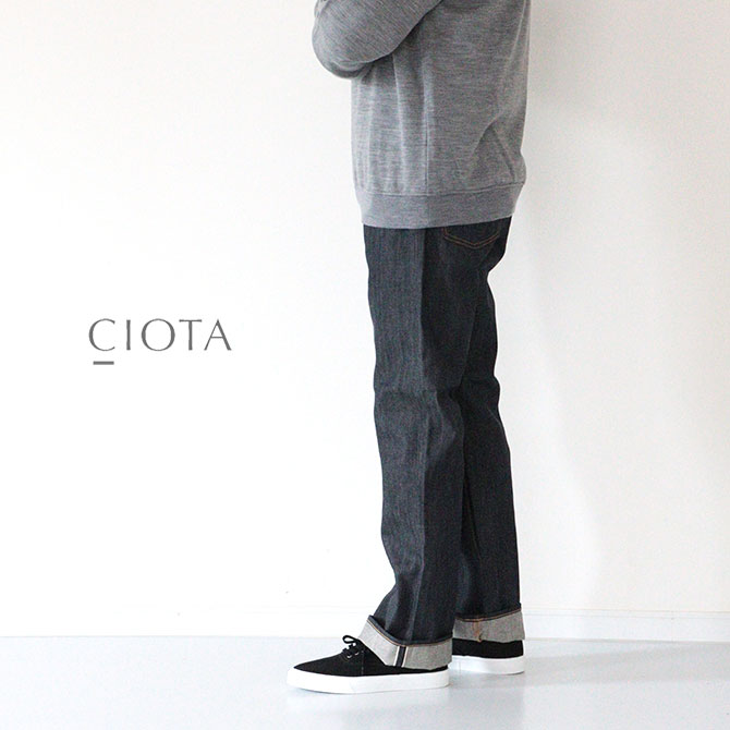 送料無料】CIOTA[シオタ] 12.5oz 反応染めストレートデニム PTLM-21STB