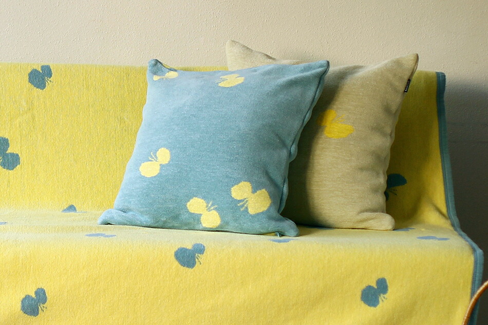 CHOUCHO シュニールコットン クッションカバー（クリッパン×ミナ