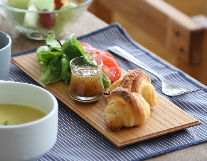 楽天市場】四十沢木材工芸 KITO 匙面菓子皿 長角 木製 銘々皿 取り皿