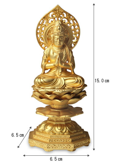 仏像 勢至菩薩 15cm