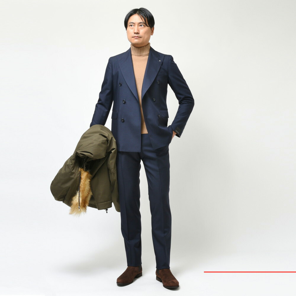 TAGLIATORE（タリアトーレ）VESVIOヴェスヴィオ ウールモヘアサージ6B1