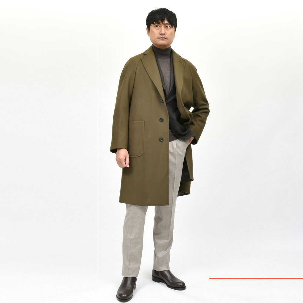 SALE】BOGLIOLI（ボリオリ）ウールナイロンカシミアダイアゴナルソフト