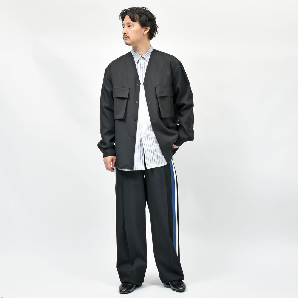 MARNI（マルニ）ウールトロピカルノーカラーシャツ CUMU0369A1 TW839