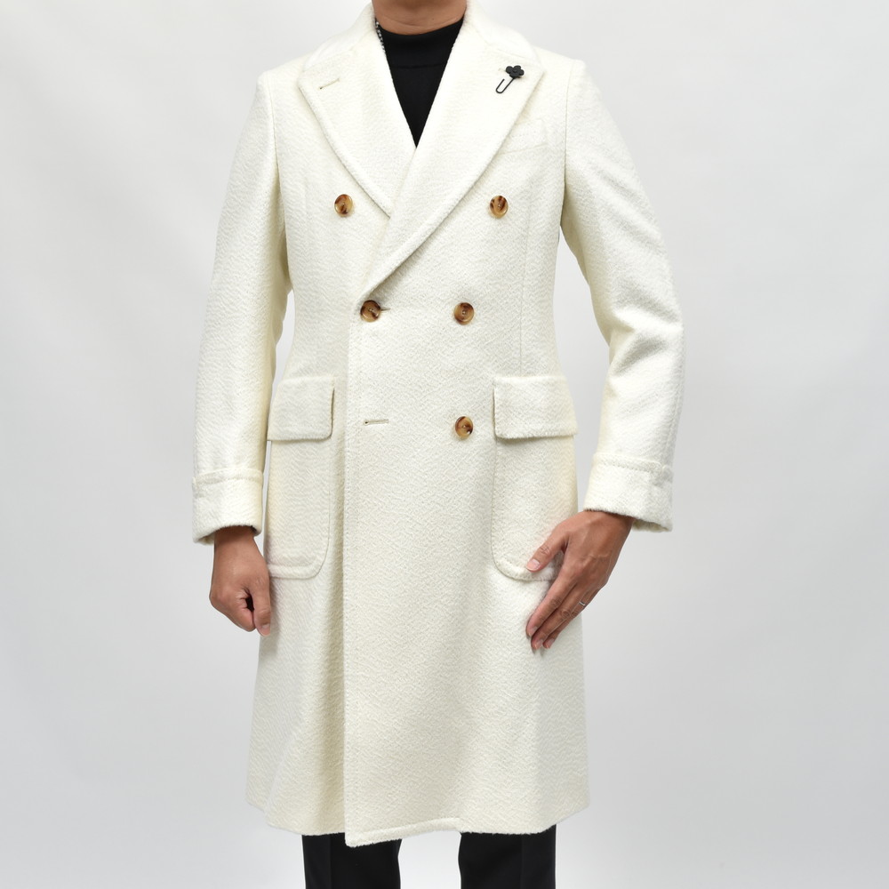 LARDINI（ラルディーニ）ビーバータッチウールアルパカポロコート