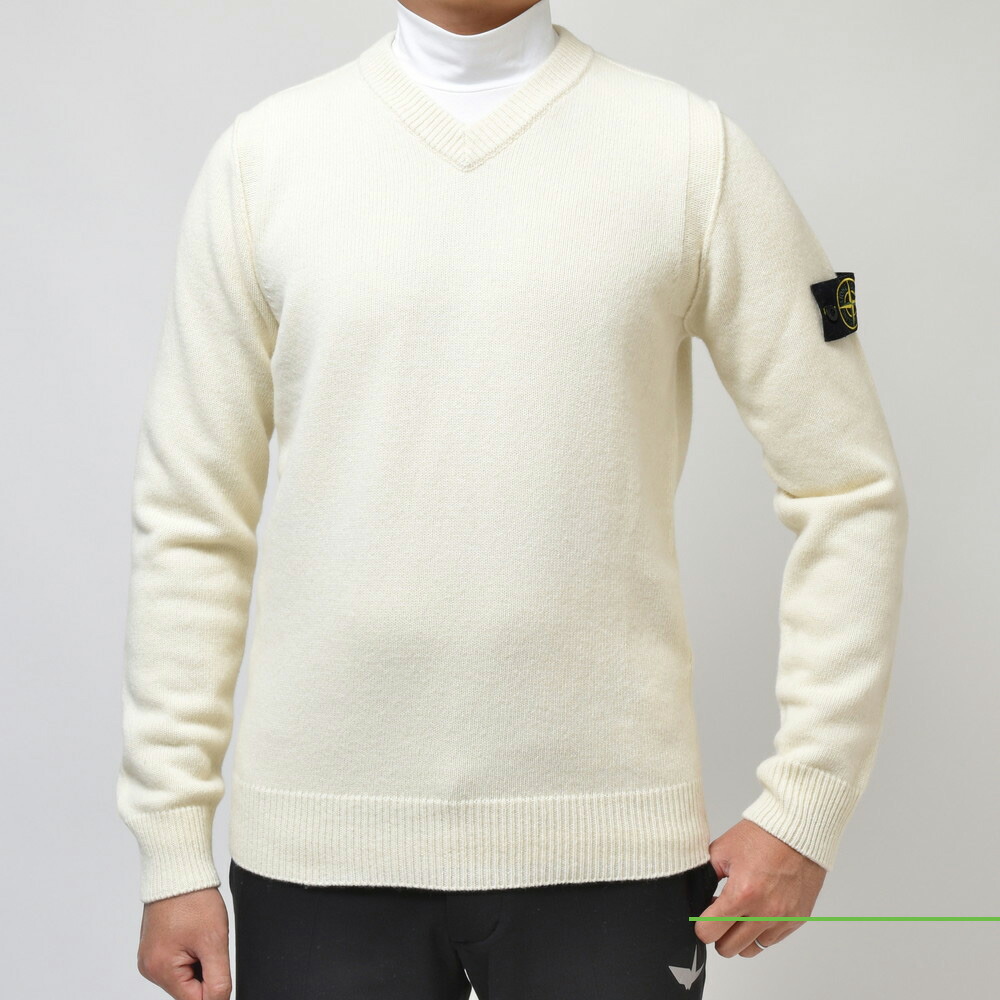 STONE ISLAND（ストーンアイランド）ミドルゲージウールナイロンV