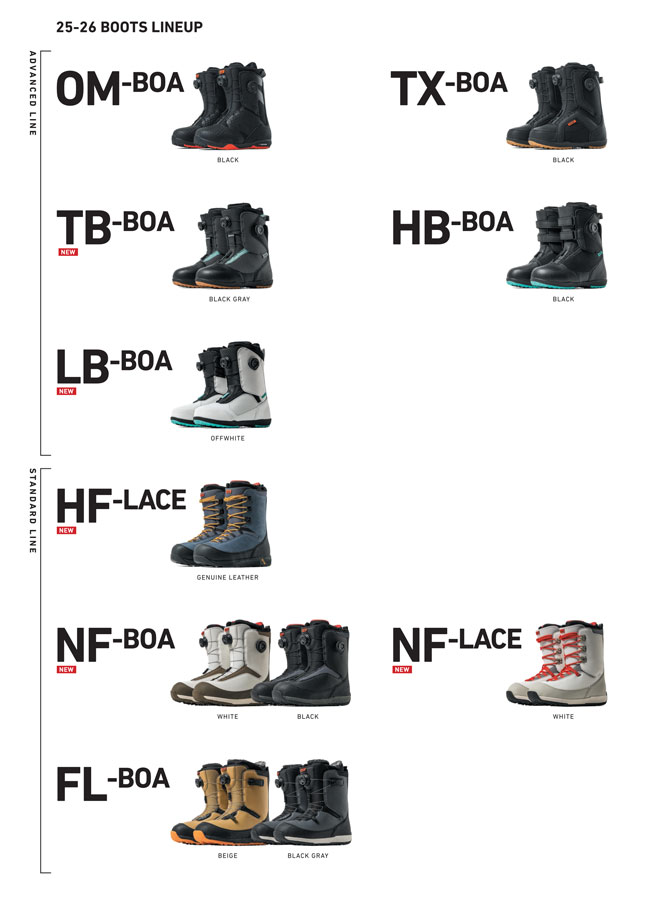 楽天市場】フラックス ブーツ FLUX BOOTS NF-BOA 25-26 ダブルボア