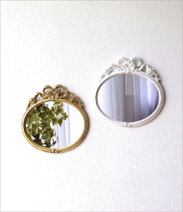 楽天市場】壁掛けミラー ウォールミラー おしゃれ アンティーク 鏡