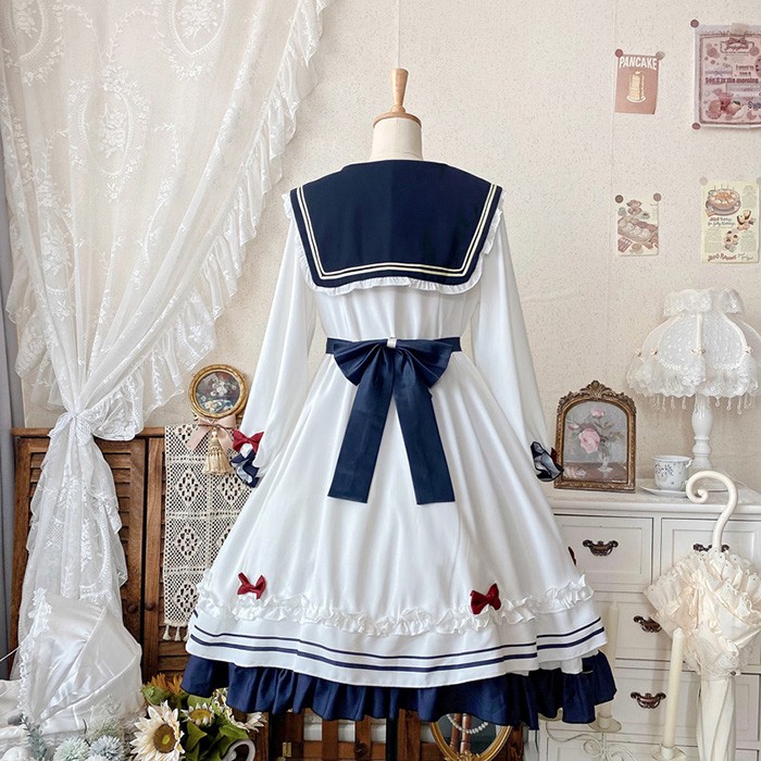 FRTLL(フリル) セーラーワンピース ゴスロリ 楽天市場】セーラー服風