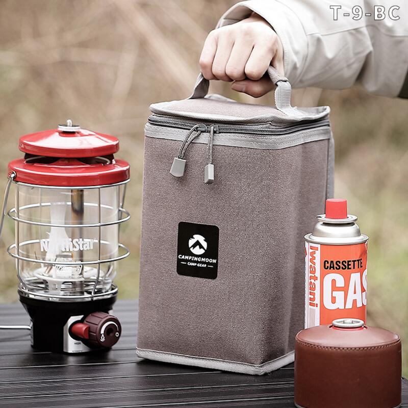 Coleman ×monroデニム風収納ケース付きランタン&ランタンスタンド