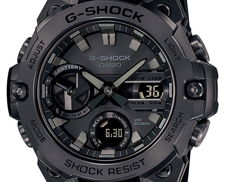 楽天市場】G-SHOCK G-STEEL GST-B400BB-1AJF カシオ CASIO Gショック G