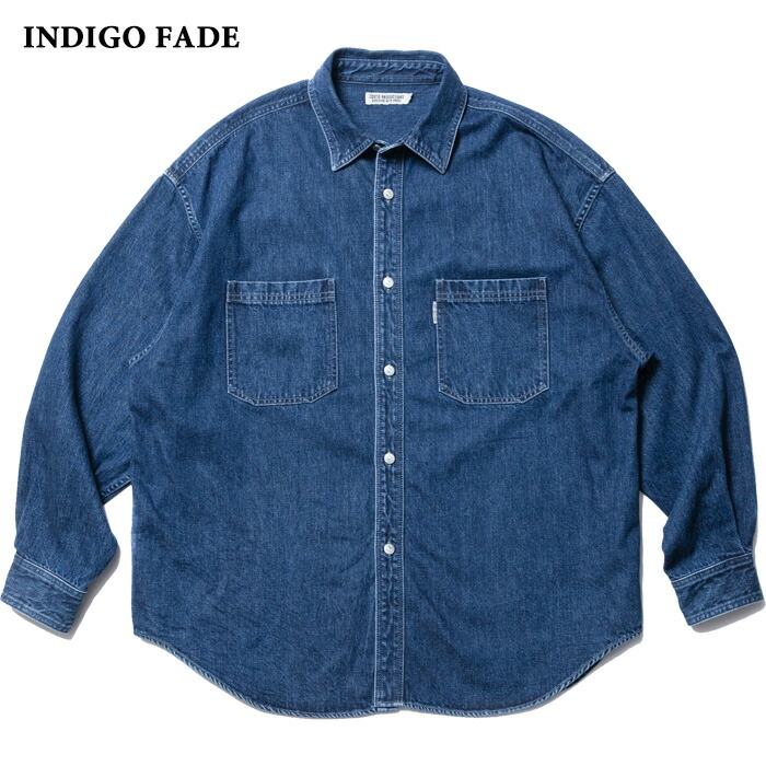 COOTIE(クーティー) Denim Work Shirt(Fade)