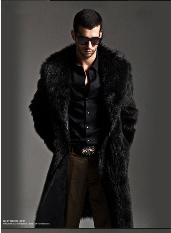 楽天市場】ファーコート メンズ 毛皮コート ロングコート ミンク