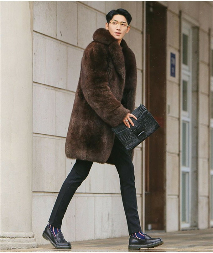 DELUXE デラックス ファー コート D5235 M 定価57800円 DELUXE