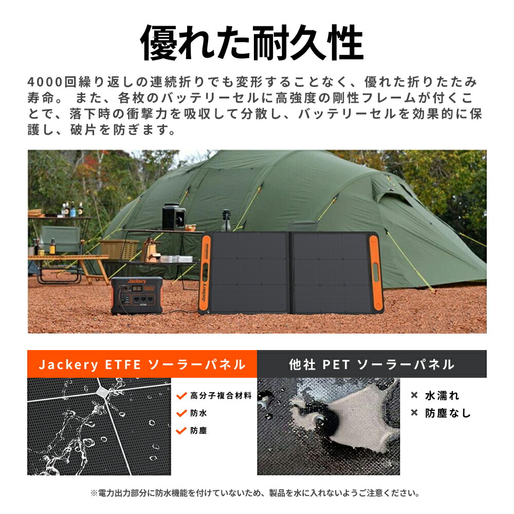 楽天市場】【クーポン利用で24,360円 2/18 00:00から】Jackeryソーラー