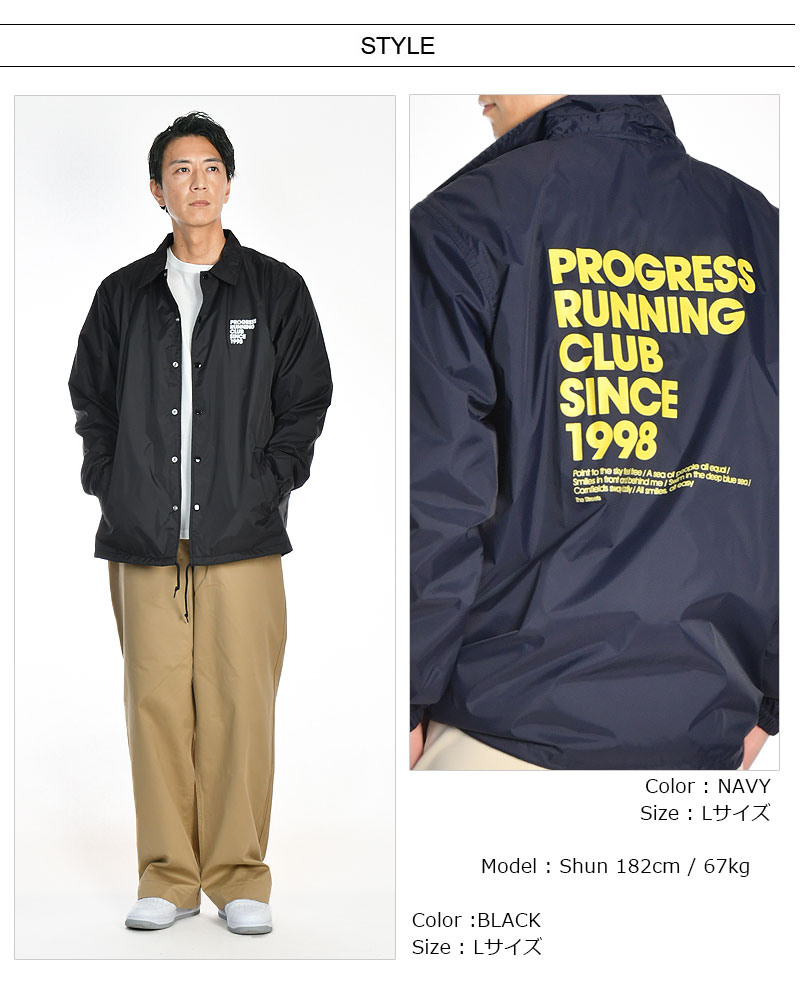 Clubhaus JONES コーチジャケット XL ブラック クラブハウス Clubhaus