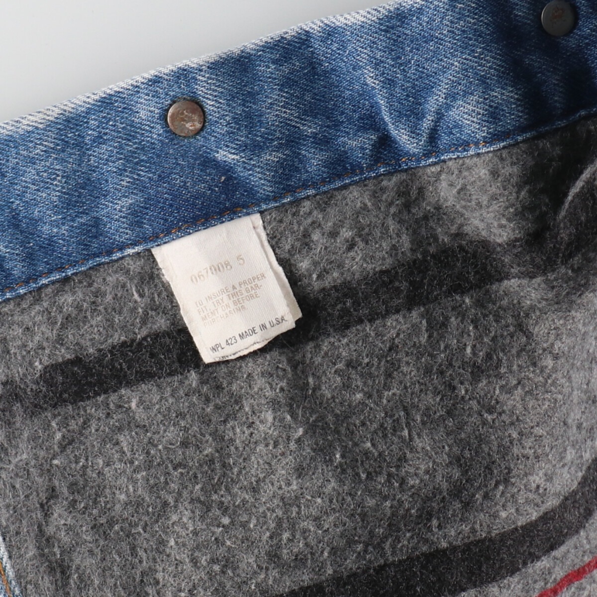 古着 80年代 リーバイス Levis 71506-0314 デニムジャケット Gジャン