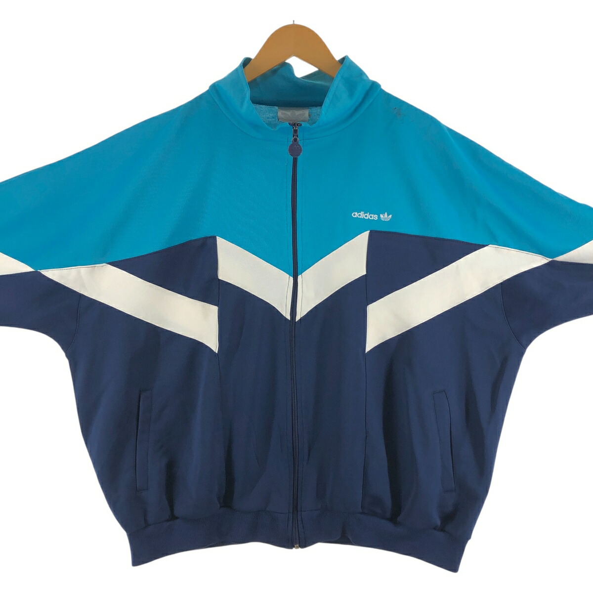 古着 80年代 アディダス adidas ジャージ トラックジャケット メンズM