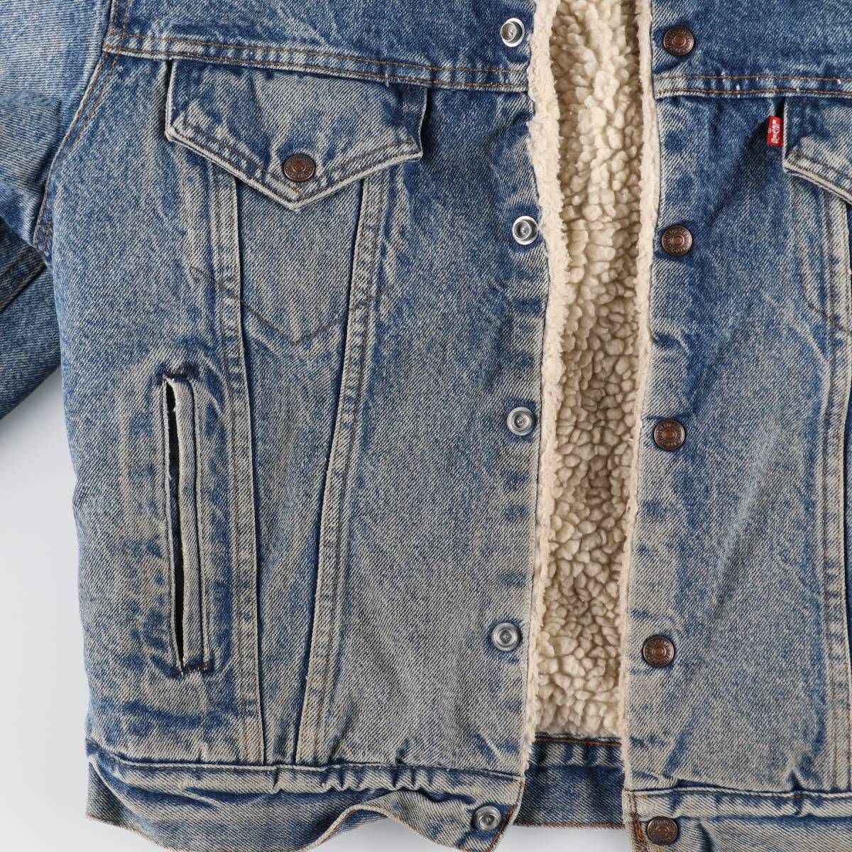 古着 80年代 リーバイス Levis SAN FRANCISCO デニムボアジャケット