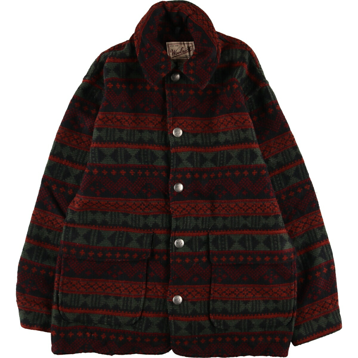 ウールリッチ USA製 ビンテージ マルチカラー ネイティブ ジャケット