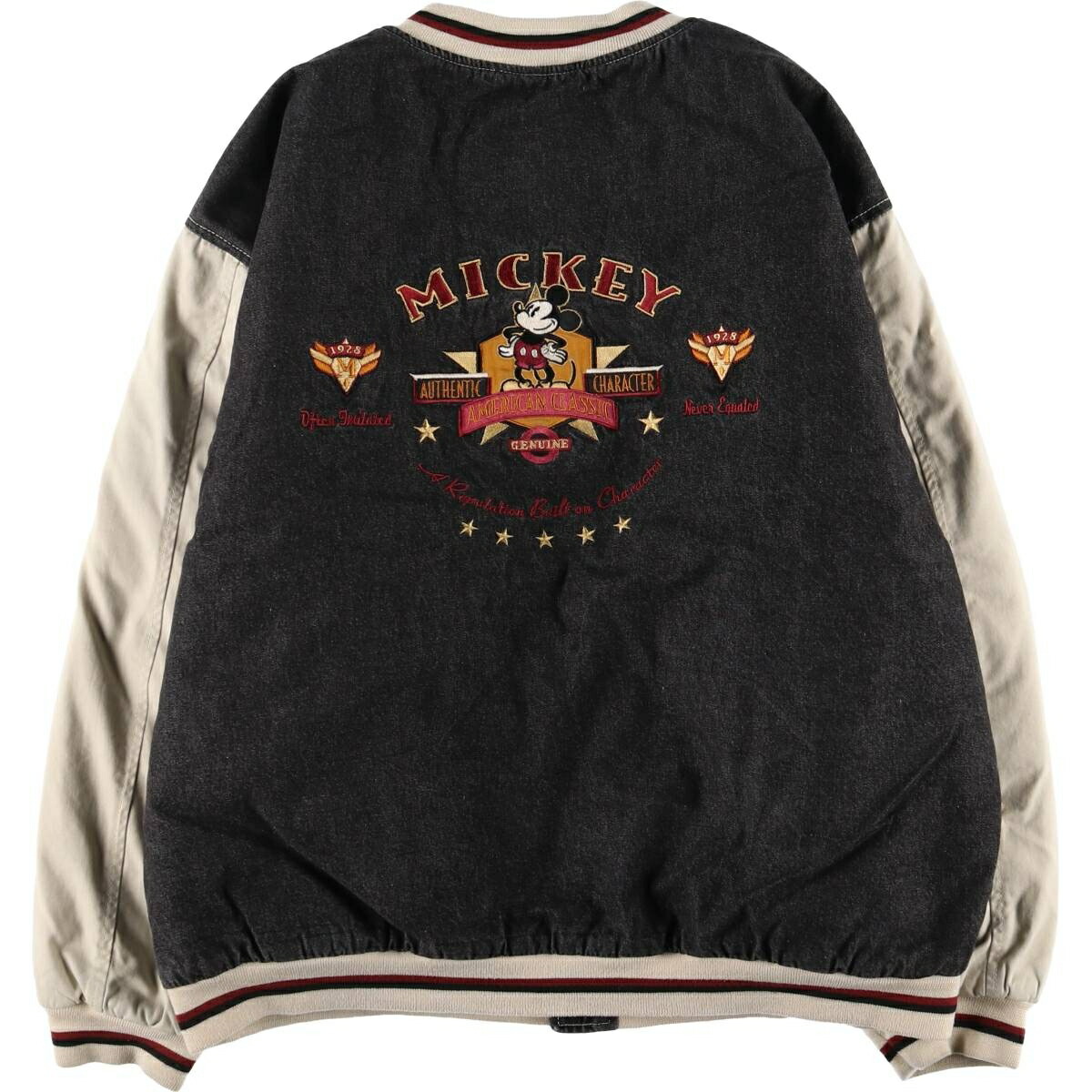 古着 Disney store MICKEY MOUSE ミッキーマウス 中綿入り デニム