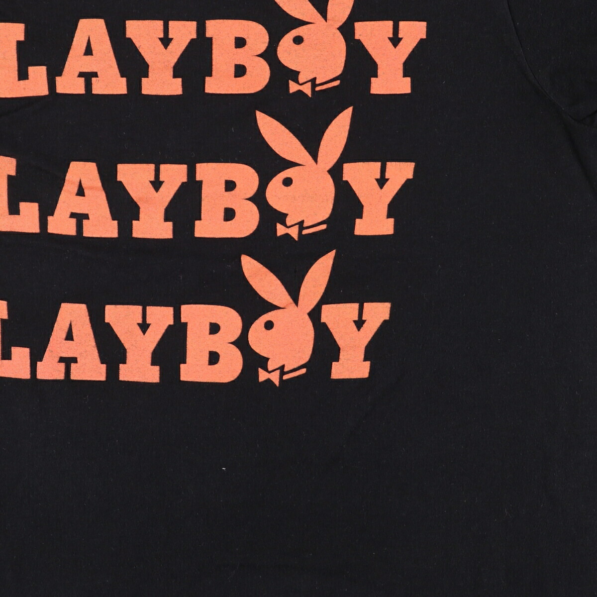 古着 プレイボーイ PLAYBOY 半袖 ロゴTシャツ メンズL相当 /eaa529501