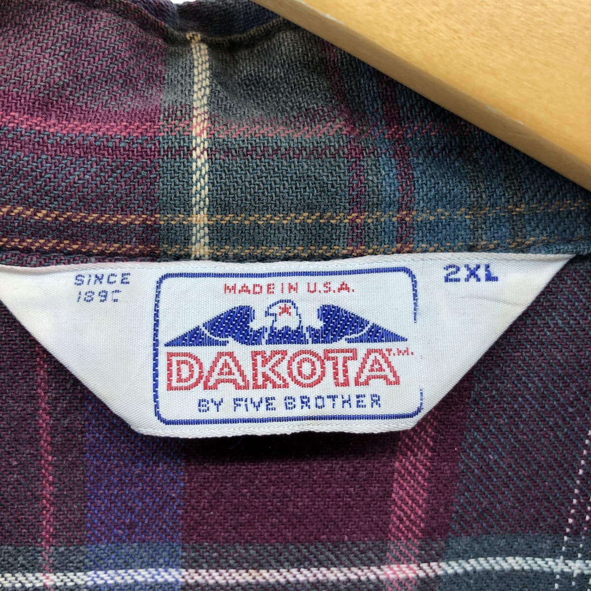 古着 80年代 ファイブブラザー Five Brother DAKOTA ウエスタンネル