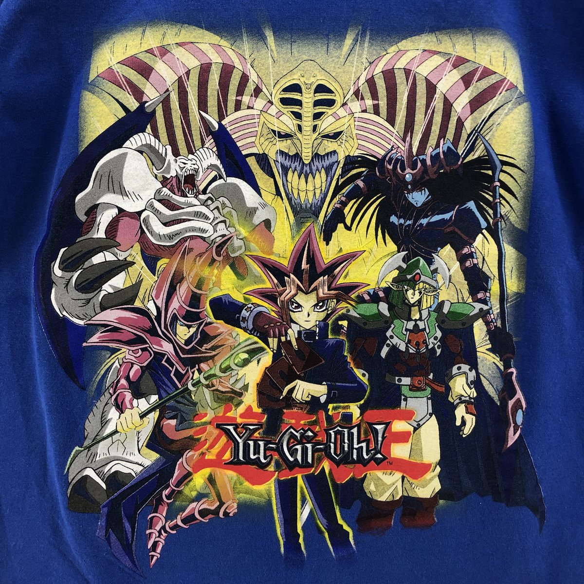 古着 YU-GI-OH 遊戯王 アニメ キャラクタープリントTシャツ レディース