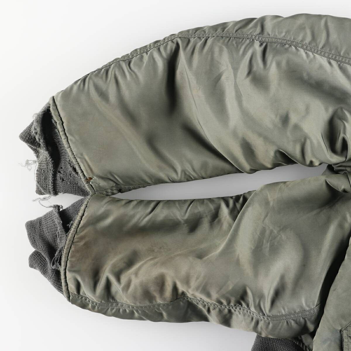 70s- MA-1 アメリカ軍 フライトジャケット 米軍 実品 ボロ 襤褸 70s