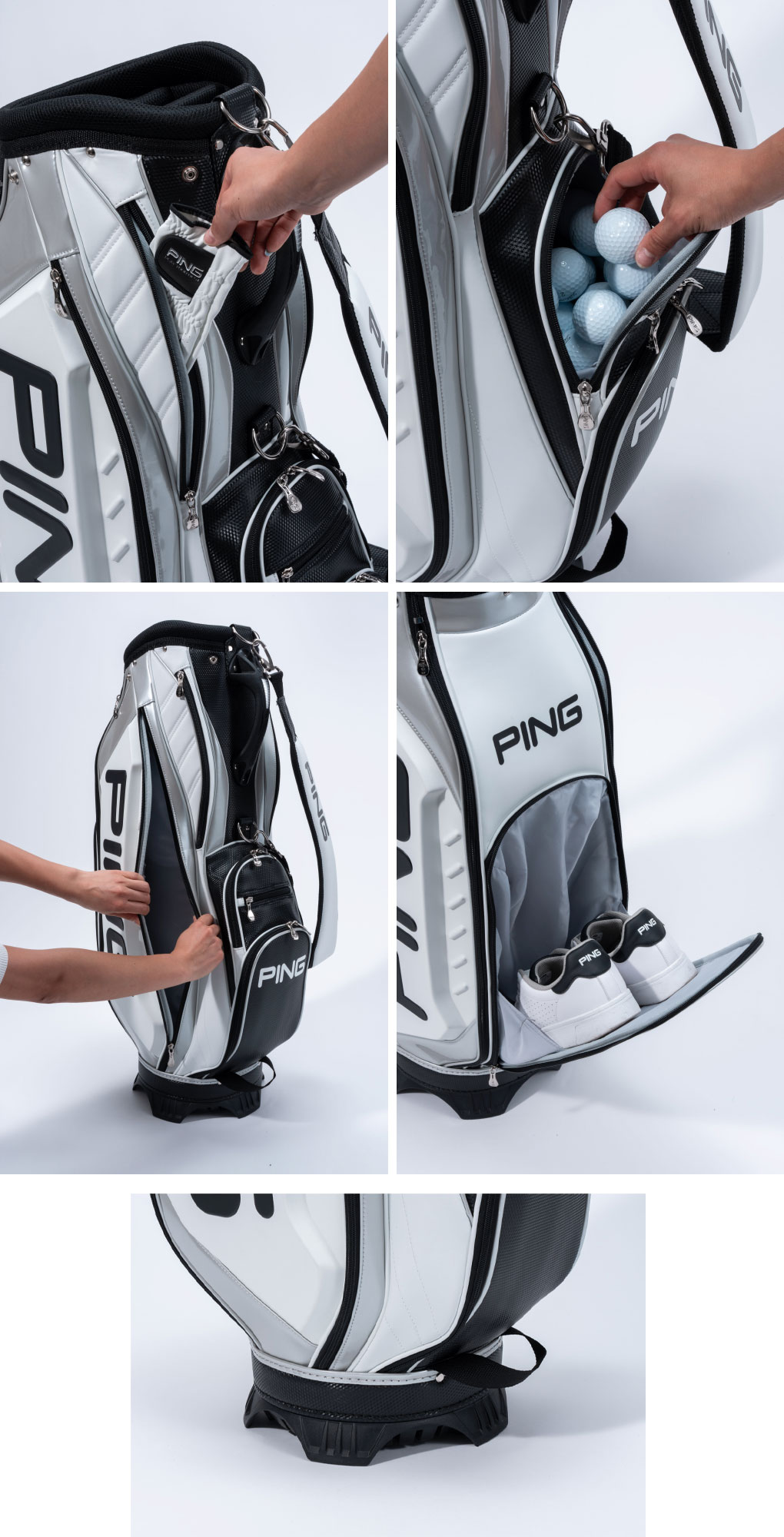 楽天市場】PING ピン キャディバッグ CB-U2504 オーセンティックカート