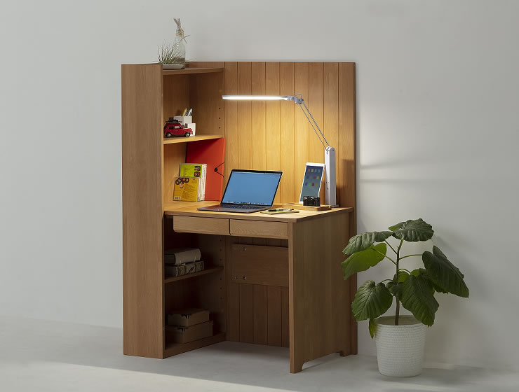 堀田木工所 勉強机 学習机 ウッドデスク テレワーク 在宅ワーク 堀田