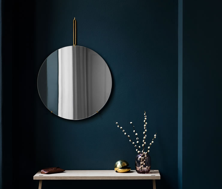 MOEBE（ムーベ）ウォールミラー 30cm ミラー｜壁掛けミラー通販【家具