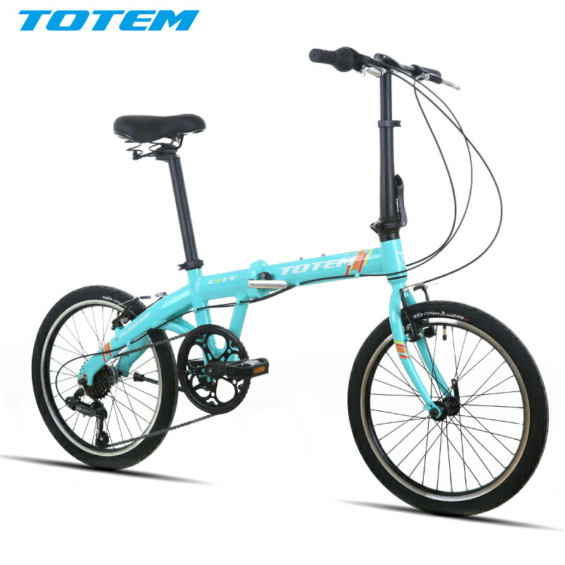 楽天市場】Totem自転車 SIDI 折りたたみ自転車 20インチ シマノ製7段