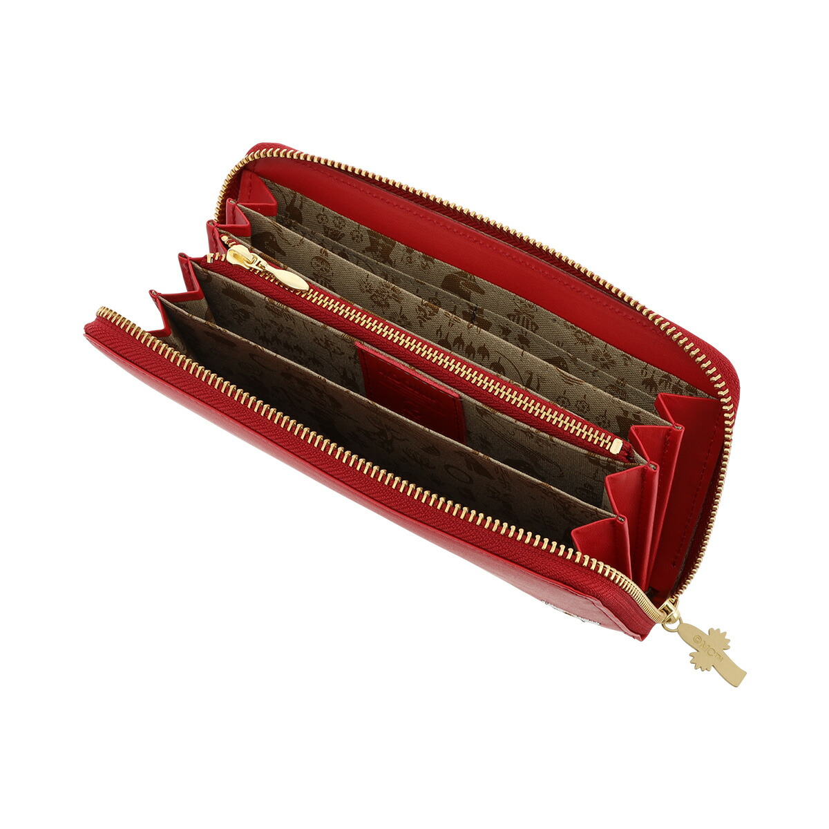 楽天市場】キソラ ムーミン 長財布 ラウンドファスナー 本革 刺繍