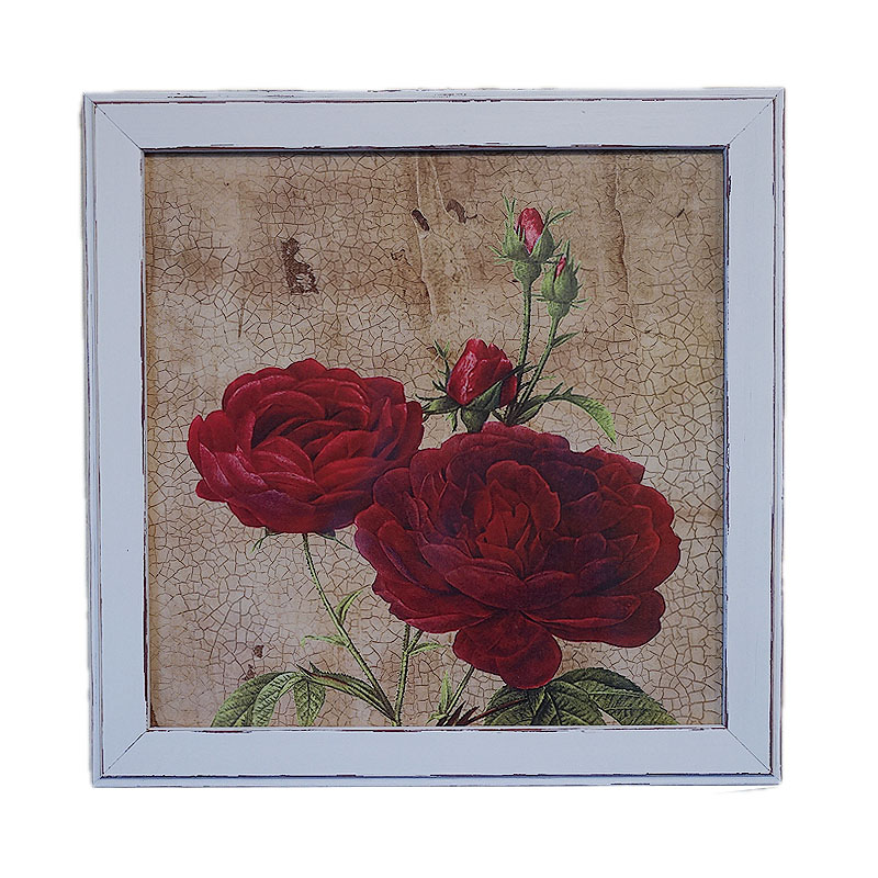 楽天市場】絵画 インテリア 額入り イタリア製 薔薇 バラ ローズ 2輪