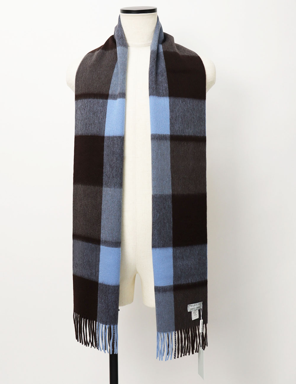 ジョシュア エリス / Joshua Ellis / チェック柄 マフラー / カシミヤ