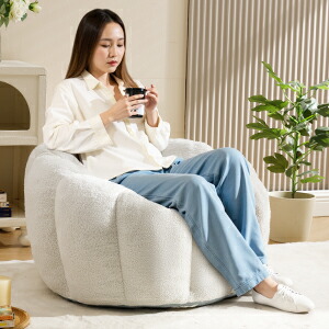 楽天市場】ソファ 1人掛け フラワーモチーフ 花型デザイン ふわふわ
