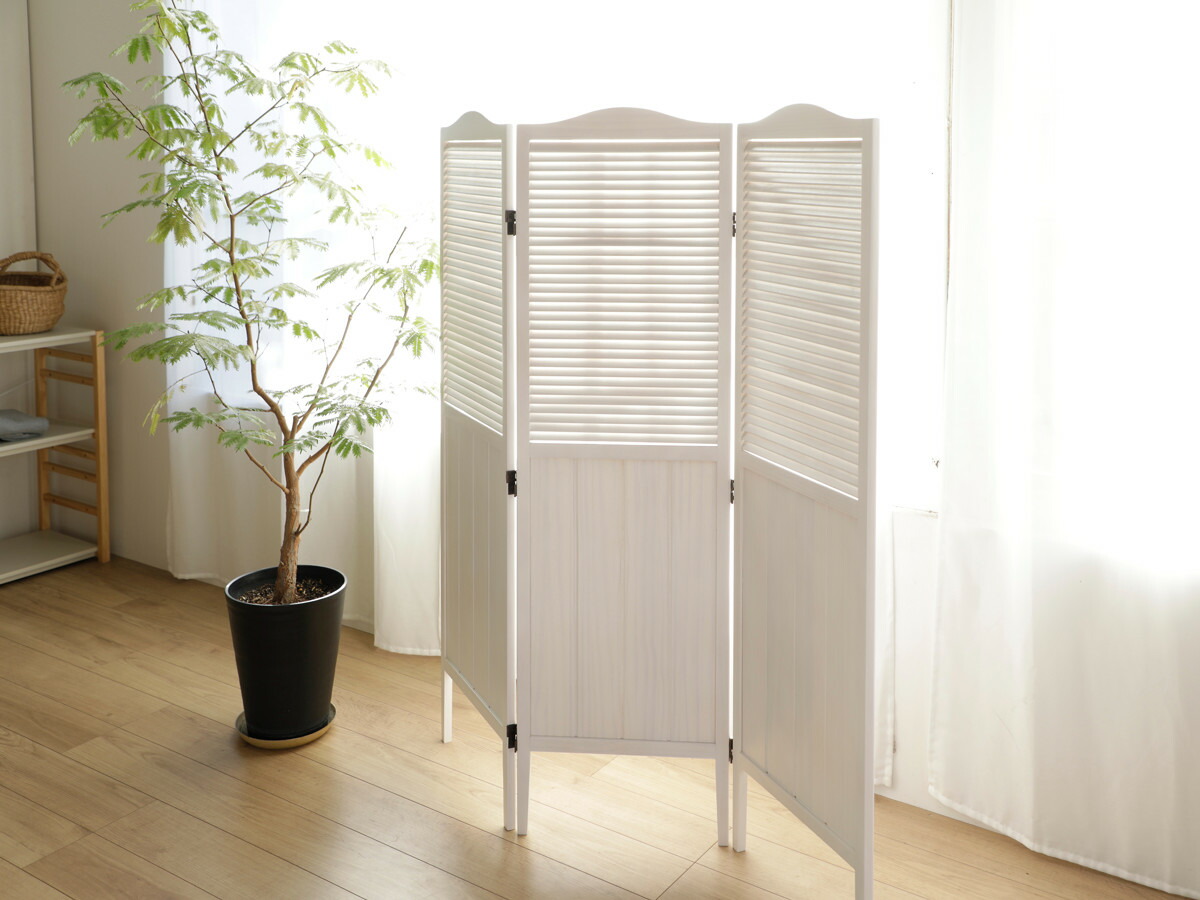 楽天市場】パーテーション 高さ135cm 3連 三つ折り 衝立 ミニヨン 天然