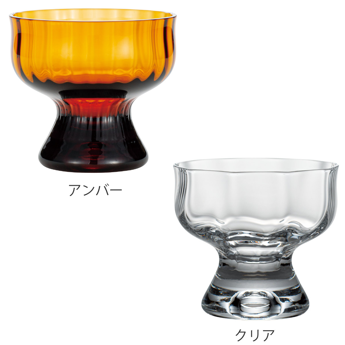 楽天市場】廣田硝子 グラス 275ml BYRON サンデー アンバー クリア
