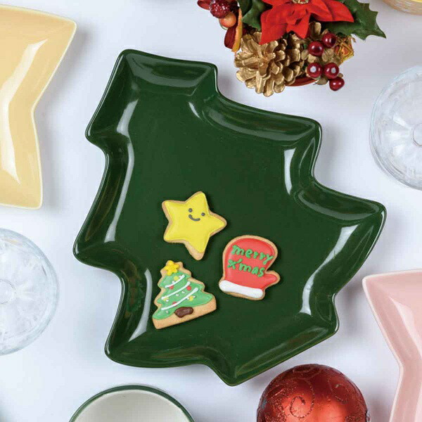 楽天市場】プレート ツリープレート 20cm クリスマス 磁器 美濃焼 日本