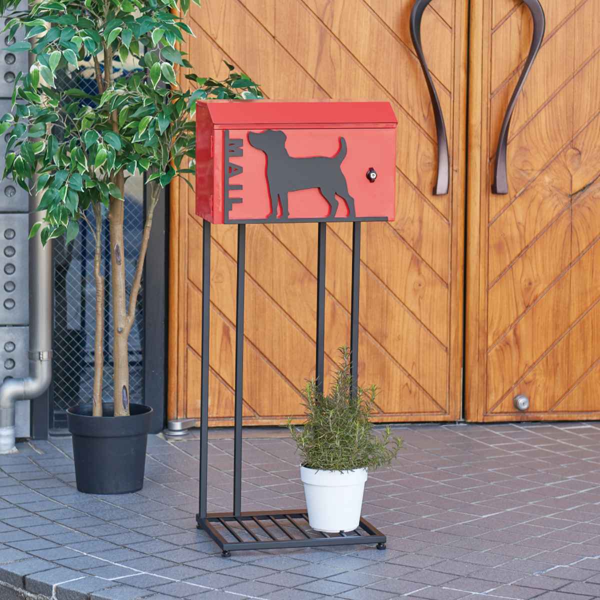 楽天市場】郵便ポスト スタンドポスト 動物 スタンドタイプ （ ポスト