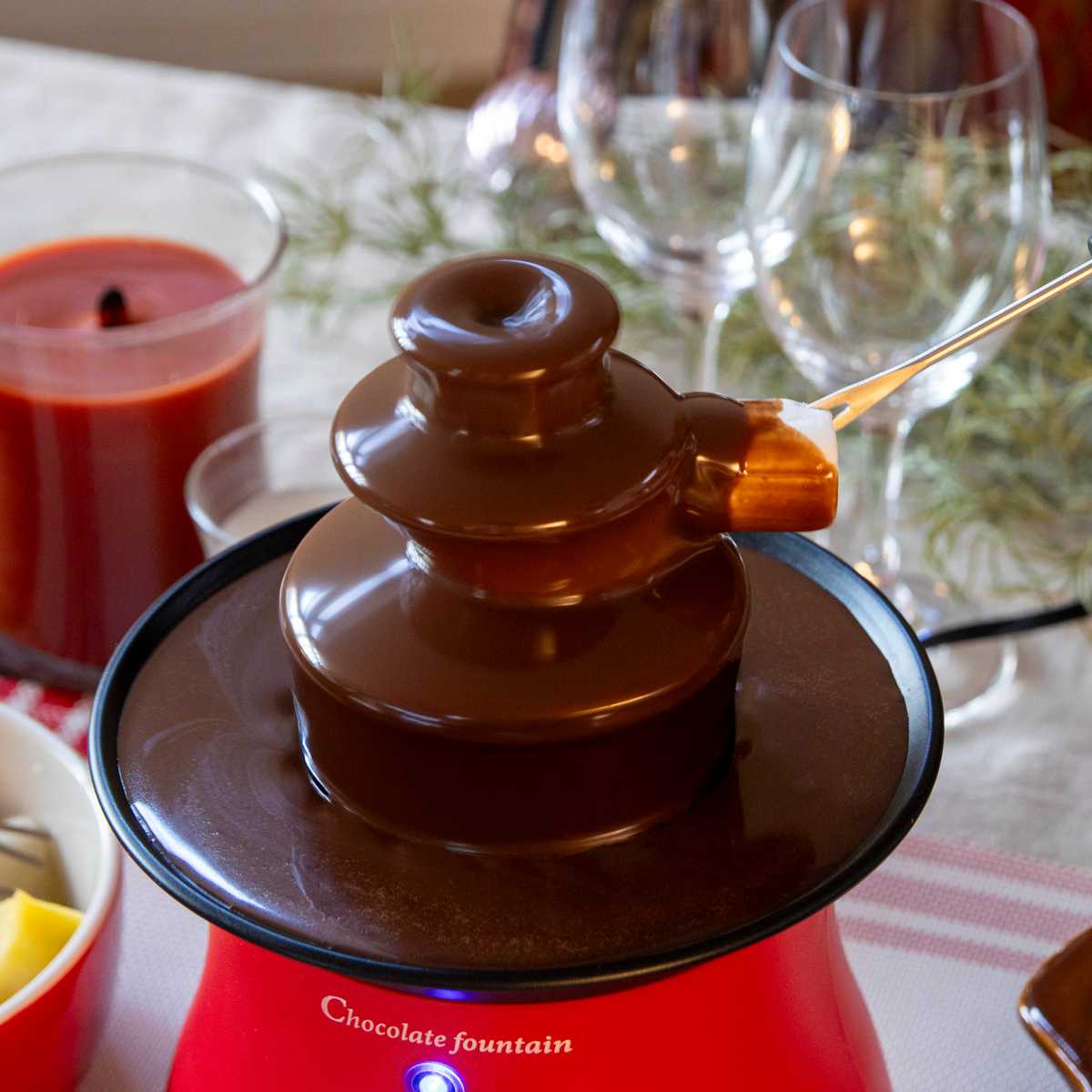 楽天市場】チョコレートファウンテン リトルリッチ S 電気式 2～4人用