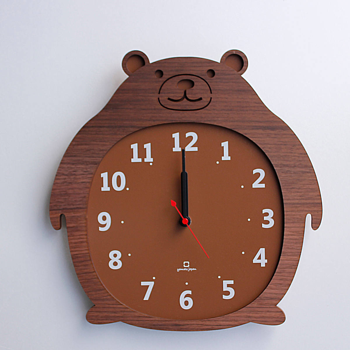 楽天市場】掛け時計 木製 ヤマト工芸 yamato Clock Zoo クマ （ 壁掛け