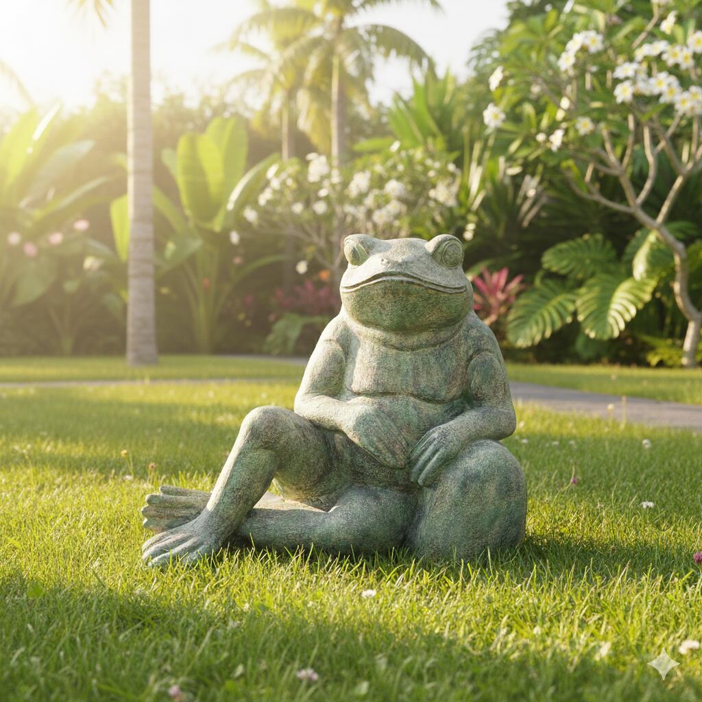 楽天市場】カエルの置物 蛙の石像 かえる の 置き物 蛙 玄関 オブジェ