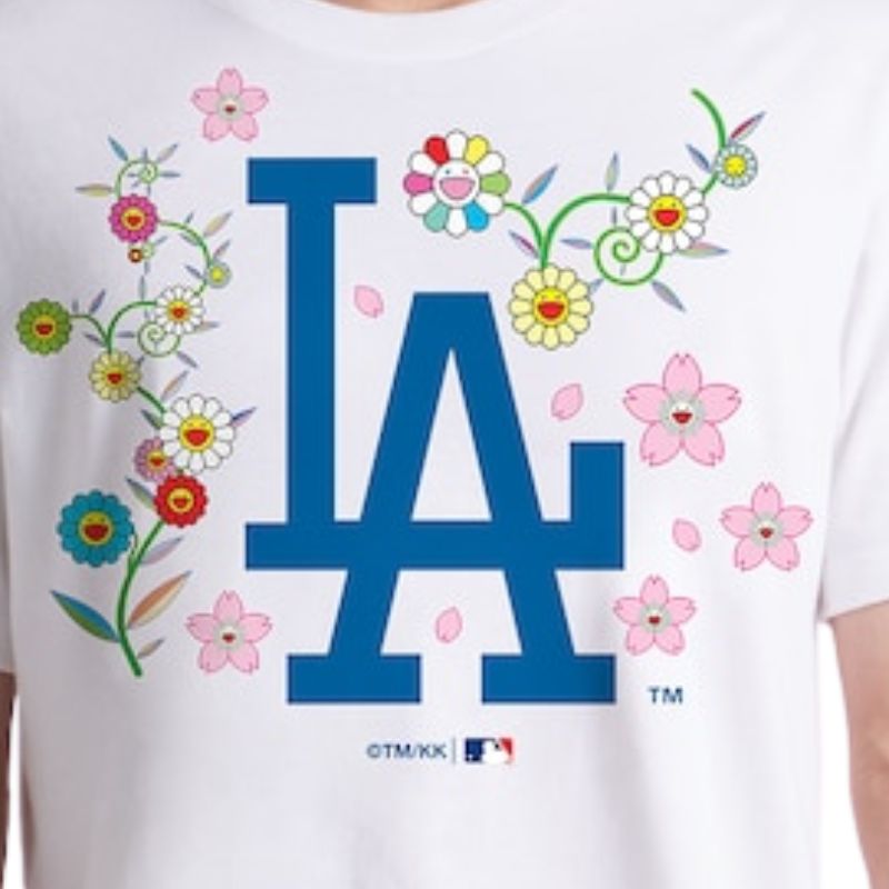 楽天市場】【クーポン配信中】村上隆 ×ドジャース Tシャツ 白 ホワイト