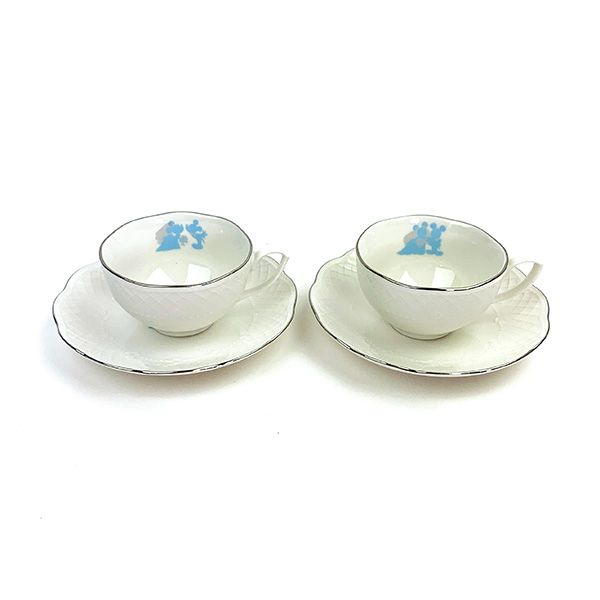 ディズニー ミッキーマウス ミニーマウス ペアカップ＆ソーサー 食器